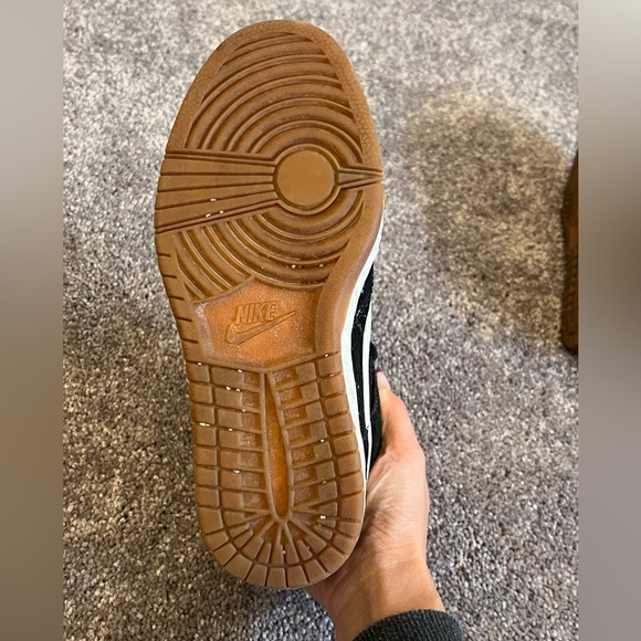 Nike DUNK HIGH  sz 6 black and white - Picture 2 of 3